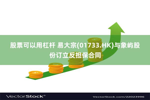 股票可以用杠杆 易大宗(01733.HK)与象屿股份订立反担保合同