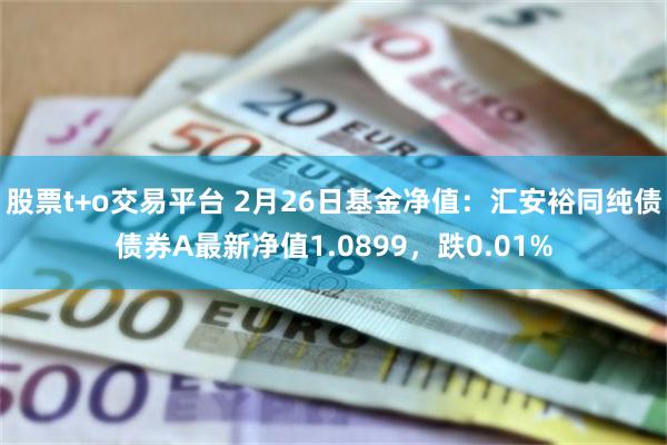 股票t+o交易平台 2月26日基金净值：汇安裕同纯债债券A最新净值1.0899，跌0.01%